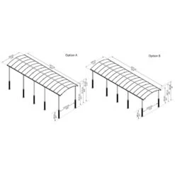 Carport En Alu Gris Et Polycarbonate 1 Voiture 38,7m² Arcadia Alpine 10600 - Canopia 8 Carport En Alu Gris Et Polycarbonate 1 Voiture 38,7m² Arcadia Alpine 10600 - Canopia -Outdoor Soldes carport en alu gris et polycarbonate 1 voiture 387m arcadia alpine 10600 canopia 2