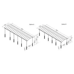 Carport En Alu Gris Et Polycarbonate 1 Voiture 46,3m² Arcadia Alpine 12700 - Canopia 9 Carport En Alu Gris Et Polycarbonate 1 Voiture 46,3m² Arcadia Alpine 12700 - Canopia -Outdoor Soldes carport en alu gris et polycarbonate 1 voiture 463m arcadia alpine 12700 canopia 3