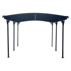Carport En Aluminium Anthracite 3x5,05m Et Polycarbonate 6mm X-METAL -Outdoor Soldes carport en aluminium anthracite 3x505m et polycarbonate 6mm x metal 3