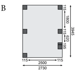 Carport En Bois Autoclave 15m² Avec Poteau En Arc Et Toit En Acier – KARIBU -Outdoor Soldes carport en bois autoclave 15m avec poteau en arc et toit en acier karibu 3