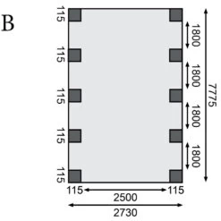 Carport En Bois Autoclave 26,9m² Et Toit En Acier – KARIBU -Outdoor Soldes carport en bois autoclave 269m et toit en acier karibu 4