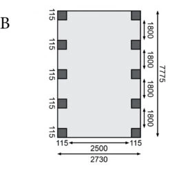 Carport En Bois Autoclave 26,9m² Et Toit En PVC Gris – KARIBU -Outdoor Soldes carport en bois autoclave 269m et toit en pvc gris karibu 3