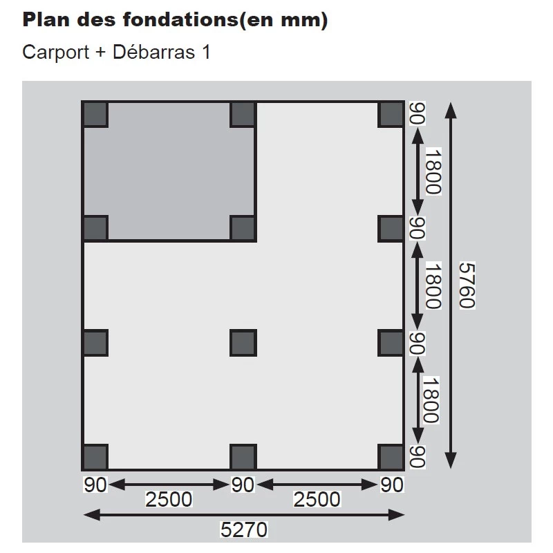 Carport En Bois Autoclave 30,35m² Avec Petit Débarras - Karibu 2 Carport En Bois Autoclave 30,35m² Avec Petit Débarras - Karibu – Image 2