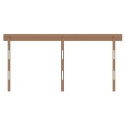 Carport Monopente En Bois 15,6m² Traité Marron - Gardy Shelter -Outdoor Soldes carport monopente en bois 156m traite marron gardy shelter 3