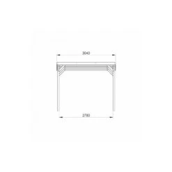 Carport Simple 15,6m² En Bois Autoclave FSC Jean - Forest Style 7 Carport Simple 15,6m² En Bois Autoclave FSC Jean - Forest Style -Outdoor Soldes carport simple 156m en bois autoclave fsc jean forest style 3