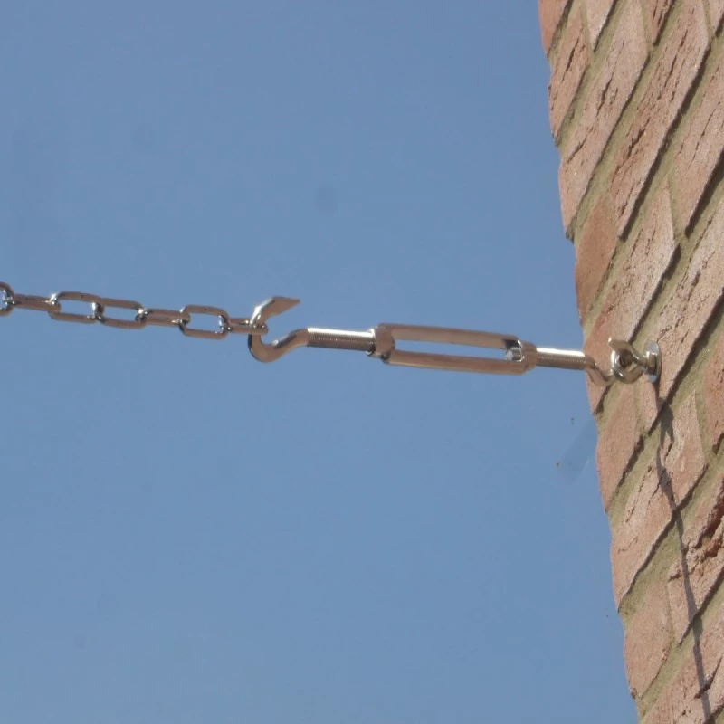 Chaîne 4mm INOX 2m Pour Voiles D'ombrage - NESLING 2 Chaîne 4mm INOX 2m Pour Voiles D'ombrage - NESLING – Image 2