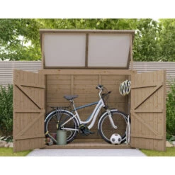 Coffre De Jardin En Bois Traité 28mm 2000L ALTO Blanc - Gardy Shelter -Outdoor Soldes coffre de jardin en bois traite 28mm 2000l alto blanc gardy shelter 4