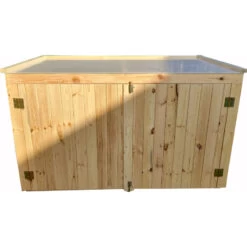 Coffre De Jardin En Bois Traité 28mm 2000L LARGO Blanc - Gardy Shelter -Outdoor Soldes coffre de jardin en bois traite 28mm 2000l largo blanc gardy shelter 3