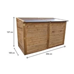 Coffre De Jardin En Bois Trocadero 2000L -Outdoor Soldes coffre de jardin en bois trocadero 2000l 5