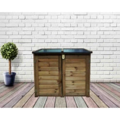 Coffre De Jardin En Bois Trocadero 600L -Outdoor Soldes coffre de jardin en bois trocadero 600l 3