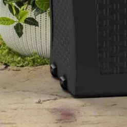 Coffre De Jardin En Résine Anthracite 270L Samoa – Keter -Outdoor Soldes coffre de jardin en resine anthracite 270l samoa keter 5