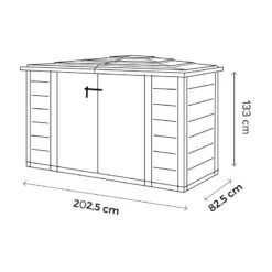 Coffre De Jardin En Résine Avec Plancher 1800L BOX EVO 200 – Garofalo 8 Coffre De Jardin En Résine Avec Plancher 1800L BOX EVO 200 – Garofalo -Outdoor Soldes coffre de jardin en resine avec plancher 1930l box evo 200 garofalo 2