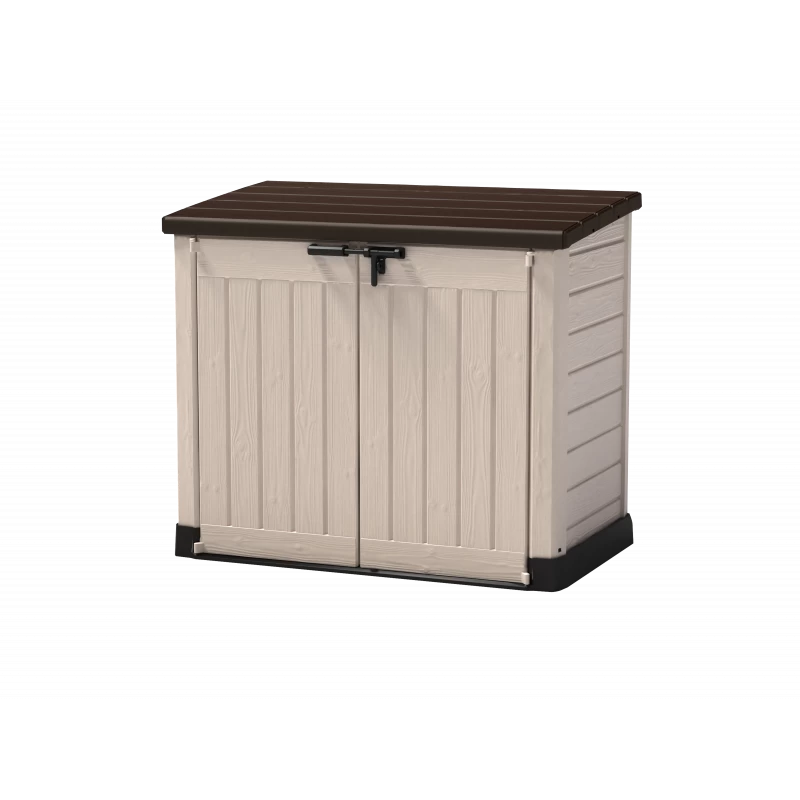 Coffre De Jardin Multifonctions En Résine 1200L Toit Plat Beige - Keter 1 Coffre De Jardin Multifonctions En Résine 1200L Toit Plat Beige - Keter