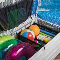 Coffre De Piscine En Résine Blanc 455L Pool Box – Keter -Outdoor Soldes coffre de piscine en resine blanc 455l pool box keter 4