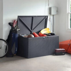 Coffre De Rangement En Métal 509L Anthracite 0,9m² Shelter Logic 11 Coffre De Rangement En Métal 509L Anthracite 0,9m² Shelter Logic -Outdoor Soldes coffre de rangement en metal 509l anthracite 09m shelter logic 5