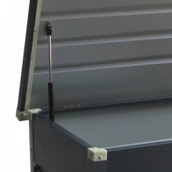 Coffre De Rangement En Métal Anthracite 400L Avec Plancher X-METAL 11 Coffre De Rangement En Métal Anthracite 400L Avec Plancher X-METAL -Outdoor Soldes coffre de rangement en metal anthracite 430l avec plancher x metal 5