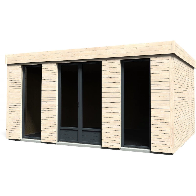Dépendance De Jardin Décor’Home En Bois Blanc 18m² Avec Double Porte Vitrée – Décor Et Jardin 1 Dépendance De Jardin Décor’Home En Bois Blanc 18m² Avec Double Porte Vitrée – Décor Et Jardin