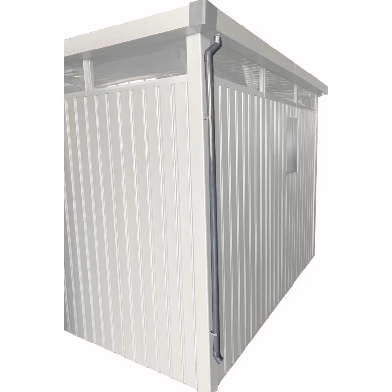 Descentes De Gouttières Grises Pour Abri De Jardin Roka Et Kosto X-METAL 1 Descentes De Gouttières Grises Pour Abri De Jardin Roka Et Kosto X-METAL