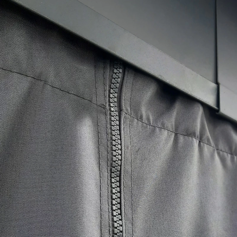 Ensemble De Rideaux 4 Pièces Pour Pergolas Dallas 4300 De 15,5m² - Palram - Canopia 6 Ensemble De Rideaux 4 Pièces Pour Pergolas Dallas 4300 De 15,5m² - Palram - Canopia – Image 6