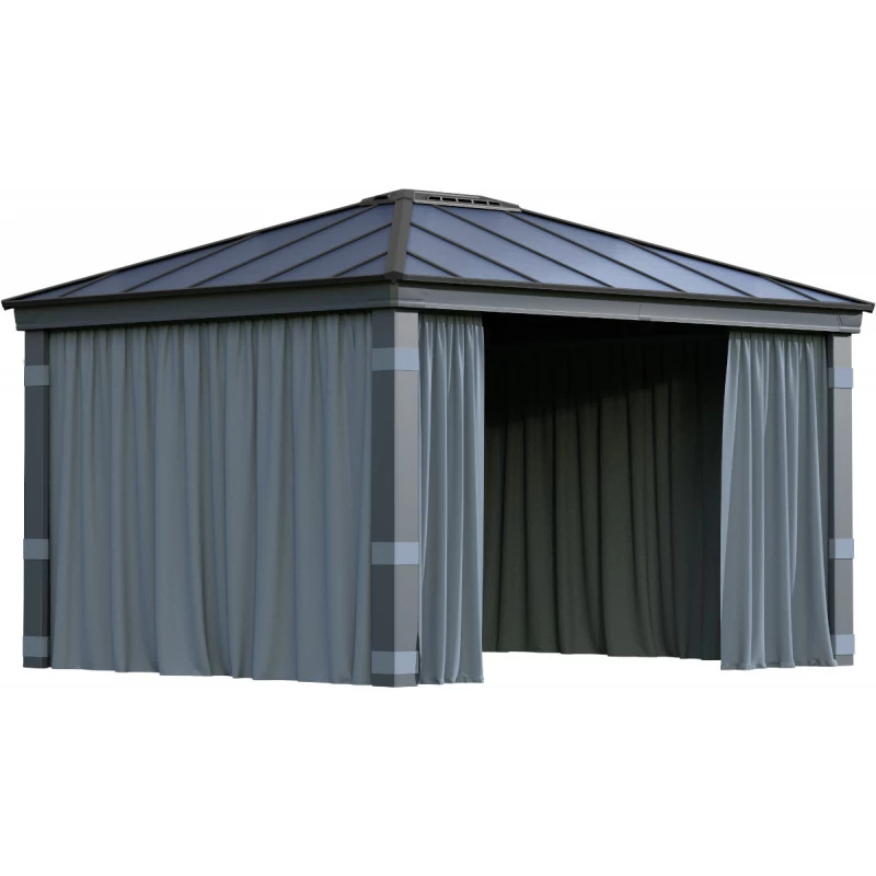 Ensemble De Rideaux 4 Pièces Pour Pergolas Dallas 4300 De 15,5m² - Palram - Canopia 1 Ensemble De Rideaux 4 Pièces Pour Pergolas Dallas 4300 De 15,5m² - Palram - Canopia