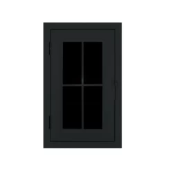 Fenêtre Supplémentaire Tirant Gauche Anthracite Pour Abri De Jardin PREMIUM En Bois Composite Woodlife Garden