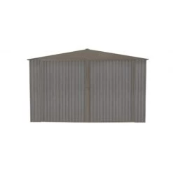 Garage 1 Voiture En Métal 17,47m² Imitation Bois Vieilli -Outdoor Soldes garage 1 voiture en metal 1747m imitation bois vieilli 2