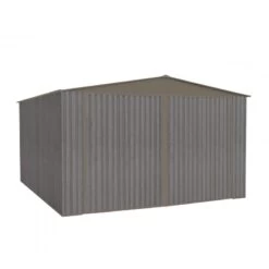 Garage 1 Voiture En Métal 17,47m² Imitation Bois Vieilli -Outdoor Soldes garage 1 voiture en metal 1747m imitation bois vieilli 4