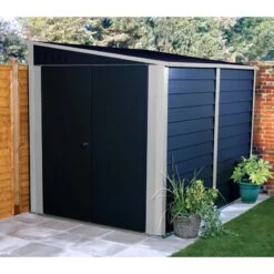 Garage à Motos En Métal Anthracite 4,14m² Titan 940 TRIMETALS