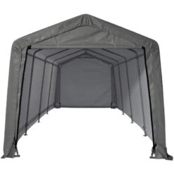Garage Démontable 18,3m² En Acier Et Polyéthylène Gris – Shelter Logic 8 Garage Démontable 18,3m² En Acier Et Polyéthylène Gris – Shelter Logic -Outdoor Soldes garage demontable 183m en acier et polyethylene gris shelter logic 2