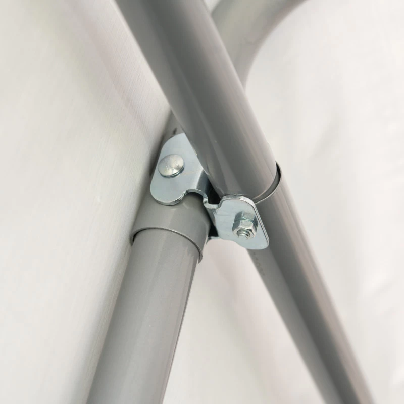 Garage Démontable 18,3m² En Acier Et Polyéthylène Gris – Shelter Logic 4 Garage Démontable 18,3m² En Acier Et Polyéthylène Gris – Shelter Logic – Image 4