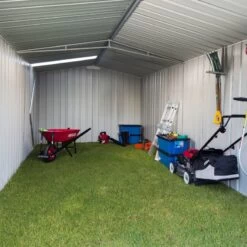 Garage En Acier Zincalume Colorbond 19,55m² Grande Hauteur Et Largeur EASYSHED -Outdoor Soldes garage en acier zincalume colorbond 1970m grande hauteur et largeur easyshed 3