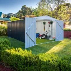 Garage En Acier Zincalume Colorbond 19,55m² Grande Hauteur Et Largeur EASYSHED -Outdoor Soldes garage en acier zincalume colorbond 1970m grande hauteur et largeur easyshed 4