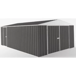 Garage En Acier Zincalume Colorbond 20,1m² Grande Hauteur EASYSHED -Outdoor Soldes garage en acier zincalume colorbond 1995m grande hauteur easyshed 2