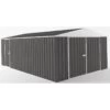 Garage En Acier Zincalume Colorbond Anthracite 18m² EASYSHED