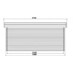 Garage Toit Plat 19,26m² Avec Porte Sectionnelle Motorisée Madriers 40mm SOLID 11 Garage Toit Plat 19,26m² Avec Porte Sectionnelle Motorisée Madriers 40mm SOLID -Outdoor Soldes garage toit plat 1926m avec porte sectionnelle motorisee madriers 40mm solid 5