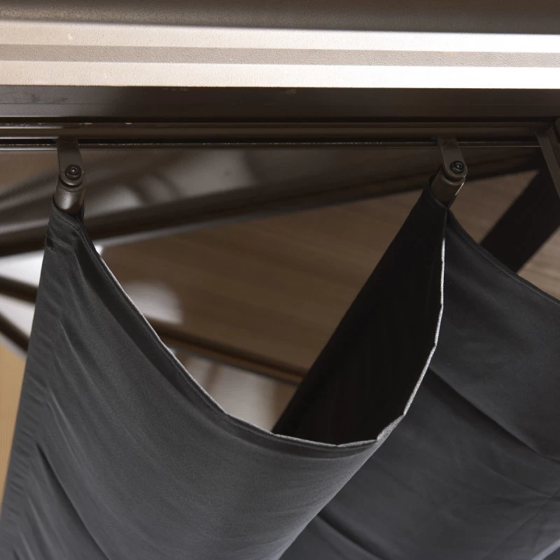 Jardin D’hiver Castel 362x298cm En Aluminium Et Polycarbonate Avec Stores – SOJAG 3 Jardin D’hiver Castel 362x298cm En Aluminium Et Polycarbonate Avec Stores – SOJAG – Image 3