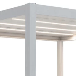 Kit éclairage 2 Lames Blanches LEDS 3m + Télécommande Pour Pergola Ombrea -Outdoor Soldes kit eclairage 2 lames blanches leds 3m telecommande pour pergola ombrea 3