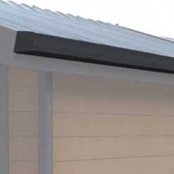 Kit Gouttières Anthracite - Pack Prêt à La Pose Pour Abri PREMIUM Woodlife Garden Double Pentes 19,22m² -Outdoor Soldes kit gouttieres anthracite pack pret a la pose pour abri premium woodlife garden double pentes 1922m 2