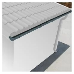 Kit Gouttières Anthracite - Pack Prêt à La Pose Pour Abri Woodlife Garden 14,44m²