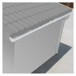 Kit Gouttières Blanc - Pack Prêt à La Pose Pour Abri Grosfillex 7,5m² -Outdoor Soldes kit gouttieres blanc pack pret a la pose pour abri grosfillex 75m 3