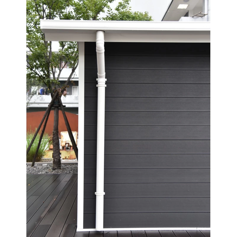 Kit Gouttières Blanc - Pack Prêt à La Pose Pour Abri PREMIUM Woodlife Garden Double Pentes Longueur 3m 2 Kit Gouttières Blanc - Pack Prêt à La Pose Pour Abri PREMIUM Woodlife Garden Double Pentes Longueur 3m – Image 2