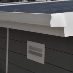 Kit Gouttières Blanc - Pack Prêt à La Pose Pour Abri PREMIUM Woodlife Garden Monopente De Largeur 4m -Outdoor Soldes kit gouttieres blanc pack pret a la pose pour abri premium woodlife garden monopente de largeur 4m 1 3