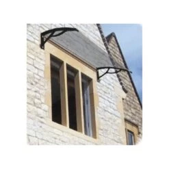 Marquise De Porte Et Fenêtre 120x80cm En Polycarbonate 4mm – HABRITA -Outdoor Soldes marquise de porte et fenetre 120x80cm en polycarbonate 4mm habrita 3