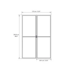 Outdoor Soldes -Outdoor Soldes moustiquaire pour verandas sanremo en alu blanc et polyester canopia 1