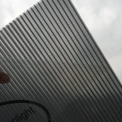 Pack De 3 Plaques De Polycarbonate De Remplacement - Ep. 6mm Gris Longueur 294cm