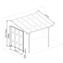 Panneau Latéral En Aluminium Et PC 4mm Pour Toit De Terrasse Anthracite 2,5m X-METAL 5 Panneau Latéral En Aluminium Et PC 4mm Pour Toit De Terrasse Anthracite 2,5m X-METAL -Outdoor Soldes panneau lateral en aluminium et pc 4mm pour toit de terrasse anthracite 25m x metal 2