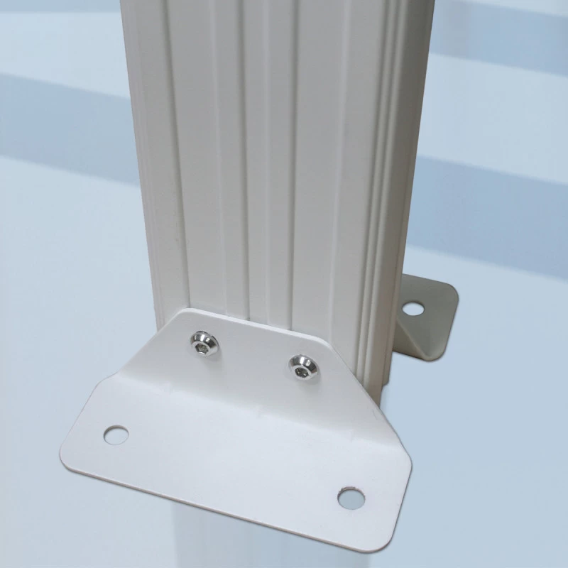 Pergola Adossée 300x300cm En Aluminium Blanc Et Polycarbonate 4mm CIELO - DCB Garden 5 Pergola Adossée 300x300cm En Aluminium Blanc Et Polycarbonate 4mm CIELO - DCB Garden – Image 5