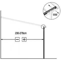 Pergola Adossée Ajustable - Toit De Terrasse En Alu 3,05x4,36m X-METAL 9 Pergola Adossée Ajustable - Toit De Terrasse En Alu 3,05x4,36m X-METAL -Outdoor Soldes pergola adossee ajustable toit de terrasse en alu 305x436m x metal 3