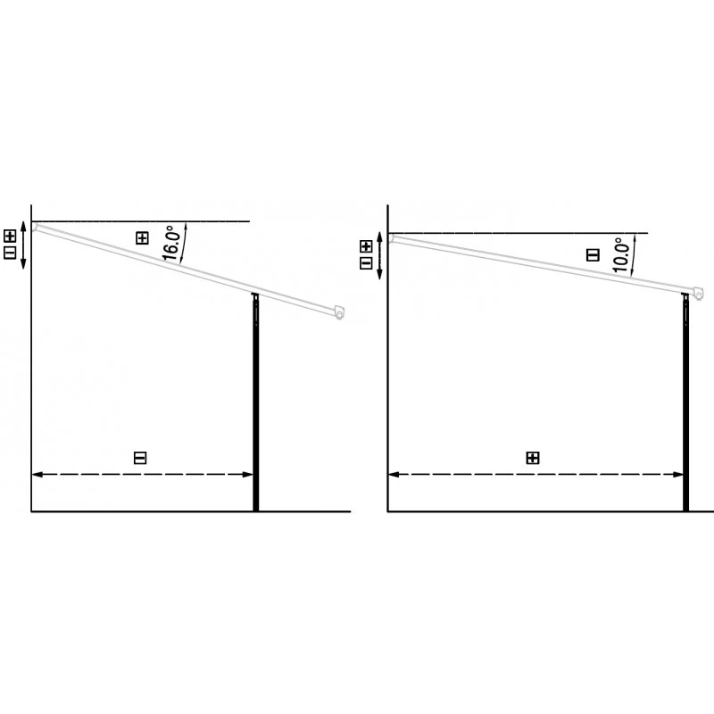 Pergola Adossée Ajustable - Toit De Terrasse En Alu 3,05x4,36m X-METAL 6 Pergola Adossée Ajustable - Toit De Terrasse En Alu 3,05x4,36m X-METAL – Image 6