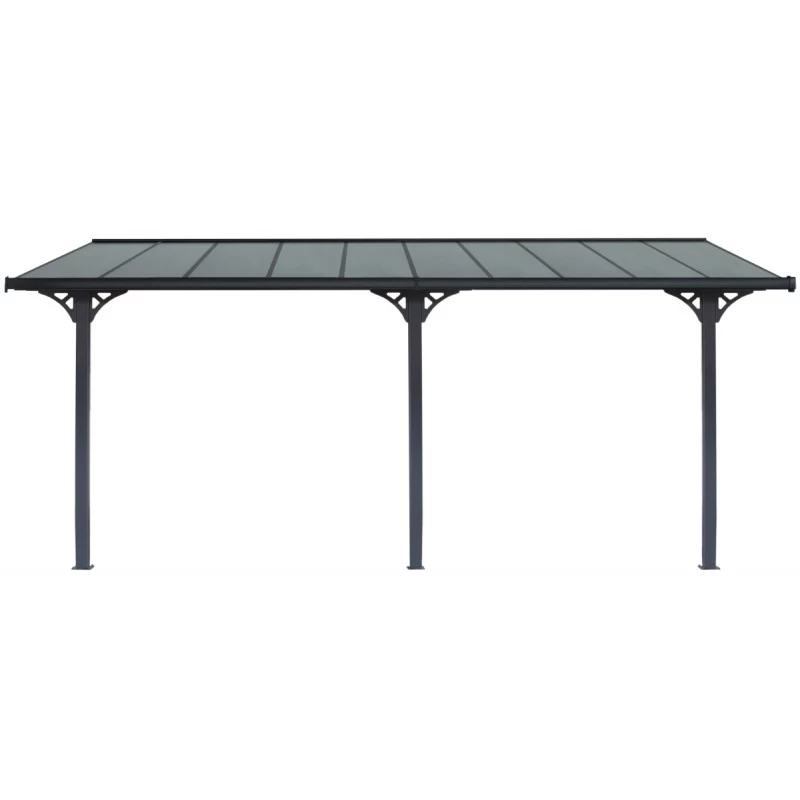 Pergola Adossée Ajustable - Toit De Terrasse En Alu 3,05x6,18m X-METAL 2 Pergola Adossée Ajustable - Toit De Terrasse En Alu 3,05x6,18m X-METAL – Image 2